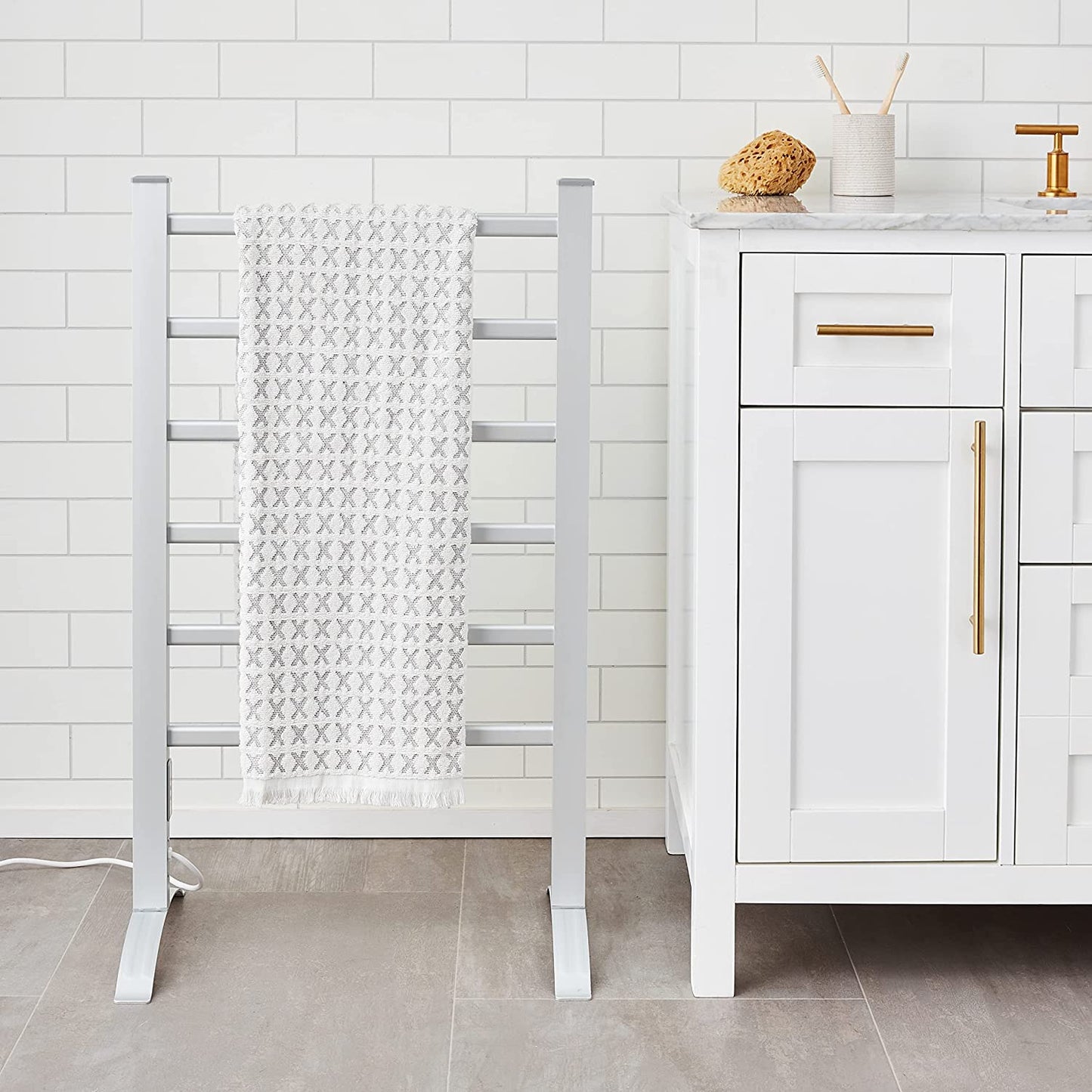 Standing Heated Towel Rail