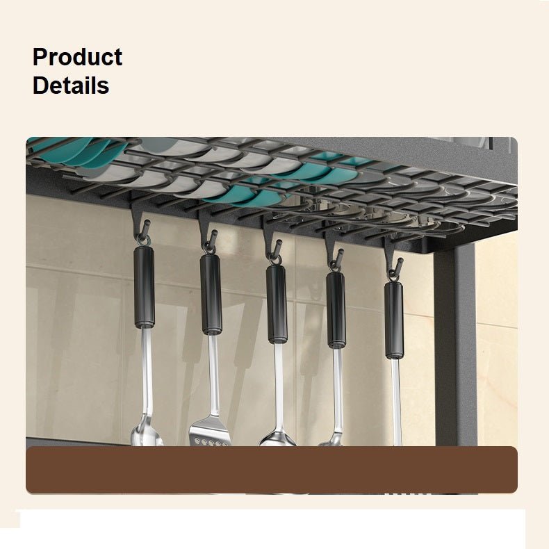 Single Tier Over Sink Dish Drying Rack Kitchen Drainer Storage Holder Bowl Organiser