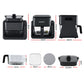 Devanti 2-IN-1 Air Fryer 5.5L Dual Zone Fryers Electric Cooker with Top BBQ Grill & Bot