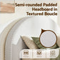 Artiss Queen Bed Frame Boucle Fabric Vacuum Compressed Beds Removable Washable Cover No-Assembly