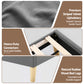 Artiss Queen Bed Frame Upholstered Adjustable Headboard Mood Lighting Heavy Duty Grey Velvet