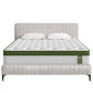 Artiss BedStory Queen Bed Frame with Mattress Set Platform Base Pocket Coil Linen Upholstered