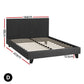 Artiss BedStory Double Bed Frame Mattress Set Platform Upholstered Hybrid Pocket Coil