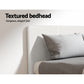 Artiss BedStory Single Bed Frame Mattress Bundle Platform Headboard Medium Firm Hybrid White