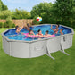 Bestway Swimming Pool 610 x 366cm Steel Frame Round Pool Set w/ Filter Ladder