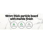 Artiss Dining Table Round Marble Effect 110CM