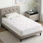 Giselle Electric Blanket Bamboo Fabric Single Fitted Heated Pad Underlay Washable Winter