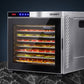 Devanti Food Dehydrators Beef Jerky Dehydrator Fruit Dryer Stainless Steel