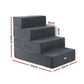 i.Pet Dog Ramp Foam Dog Cover Stairs Portable Cat Ladder For Sofa Bed 4 Steps