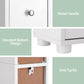Artiss Bathroom Storage Cabinet 180cm Tall Slim Floor Cupboard Toilet Narrow Linen Tower