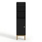 Artiss Bathroom Storage Cabinet Floor Organizer Toilet Corner Adjustable Black