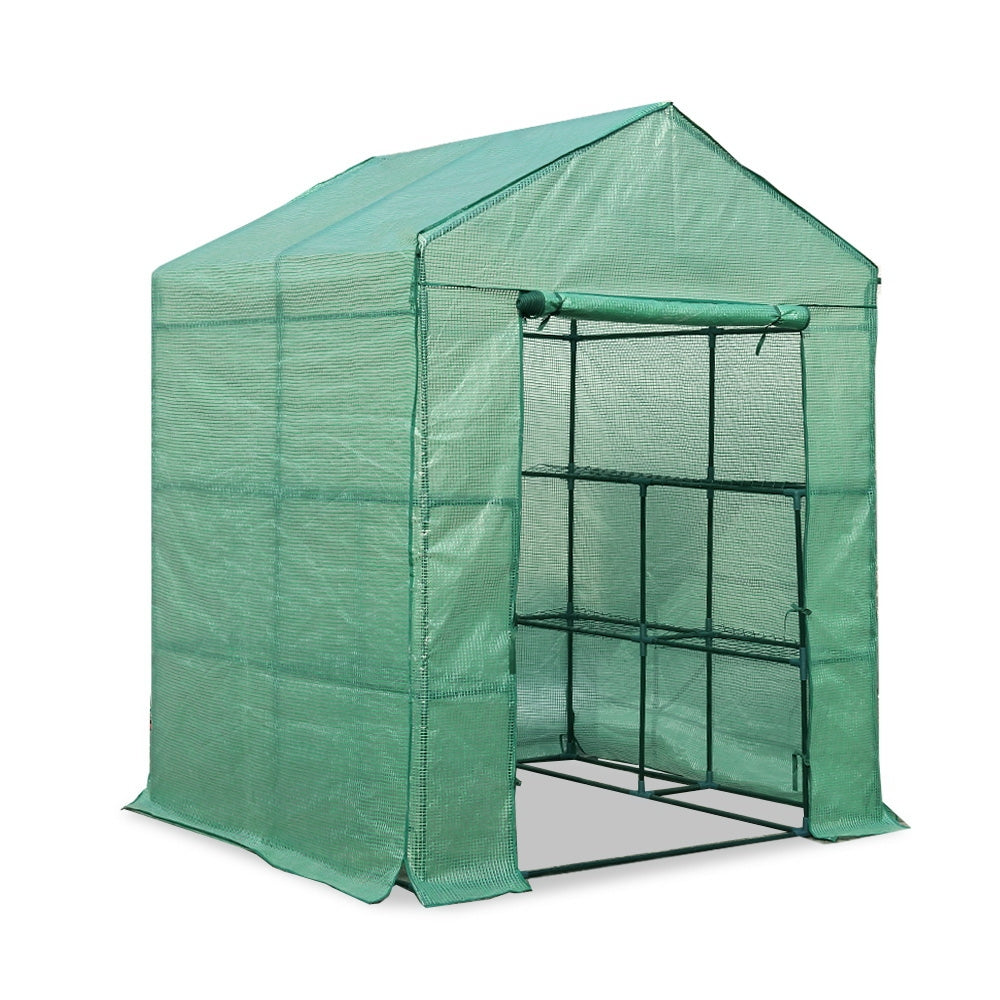 Greenfingers Greenhouse Green House Tunnel 2MX1.55M Garden Shed Storage Plant