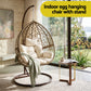 Gardeon Outdoor Hanging Swing Chair - Brown