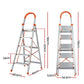 Giantz 5 Step Ladder Multi-Purpose Folding Aluminium Light Weight Non Slip Platform