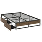 Artiss Bed Frame Metal Frame Queen Size Bed Base 2 Drawers OSLO