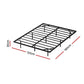 Artiss Double Bed Frame,Floating Metal Bed Frame with Smart LED Lights - Sturdy Metal Platform Bed Base, Silent Design, Tool-Free Assembly, 300KG Capacity for Home/Hotel/Master Bedroom