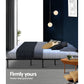 Artiss Bed Frame Queen Size Metal Bed Frame TED