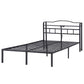 Artiss Bed Frame Queen Size with Charging Station WAVE