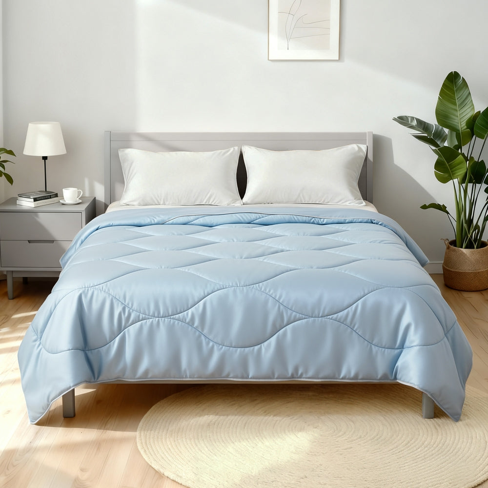 Giselle Tencel Quilt 200GSM Summer Quilts Comforter Doona Light Weight Soft Throw Blanket Super King