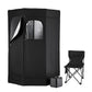 Devanti Portable Steam Sauna Tent 1000W 3L Steamer Pot Full Body Home SPA Timer
