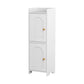 Artiss Bathroom Storage Cabinet 2-Tier Slim Toilet Organizer Adjustable White