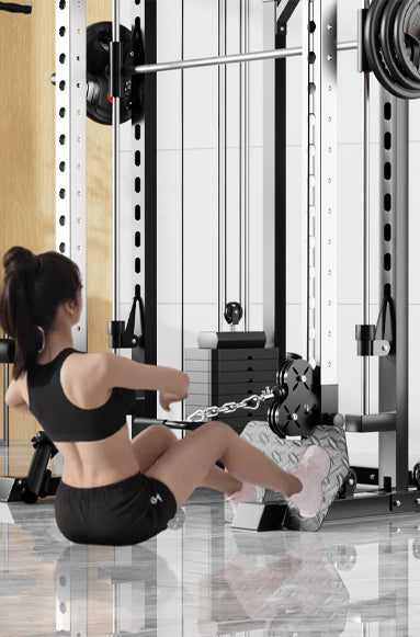 SmartFit M1 Max 130kg Pin Loaded Multi Functional Training Smith Machine Home Gym Power Rack Machine package