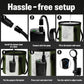 Portable Camping Shower, 6000mAh Rechargeable Outdoor Shower Pump 4 Spray Modes & Speeds, Ipx7 Waterproof, LED Display, Portable Shower for Camping, Car & Pet - Black - Size 5.3-gallon bucket and spray gun