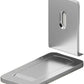 Ultra-Thin Magnetic Door Stopper – Self-Adhesive, Anti-Collision, Windproof, One-Push Locking, Discreet Design for Glass Doors (Steel Gray)
