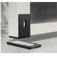 Ultra-Thin Magnetic Door Stopper – Self-Adhesive, Anti-Collision, Windproof, One-Push Locking, Discreet Design for Glass Doors (Steel Gray)