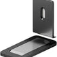 Ultra-Thin Magnetic Door Stopper – Self-Adhesive, Anti-Collision, Windproof, One-Push Locking, Discreet Design for Glass Doors (Grey)