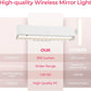 Wireless Vanity Lights for Mirror Set of 2-4000mAh Rechargeable Stick On Makeup Light with CCT Modes & Dimmable Brightness, Cordless Light for Mirror, Vanity, Bathroom, Renter Friendly