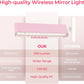 Wireless Vanity Lights for Mirror Set of 2-4000mAh Rechargeable Stick On Makeup Light with CCT Modes & Dimmable Brightness, Cordless Light for Mirror, Vanity, Bathroom, Renter Friendly