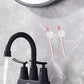 Toothbrush Holder - 10 Pieces - Holder - Bathroom - With Suction Cup - Washbasin - Shelf - Storage - Holder - Hygienic - Bathroom Gadgets - Bathroom Accessory - Wall Mounting - No Drilling Required - Plastic - Toothbrush - White