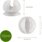 Toothbrush Holder - 10 Pieces - Holder - Bathroom - With Suction Cup - Washbasin - Shelf - Storage - Holder - Hygienic - Bathroom Gadgets - Bathroom Accessory - Wall Mounting - No Drilling Required - Plastic - Toothbrush - White