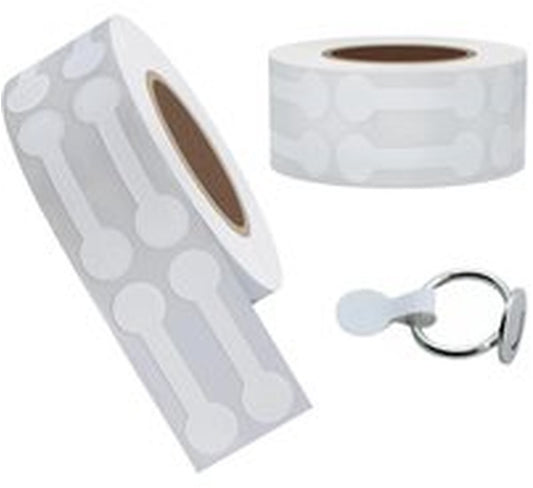 Price Stickers - Jewelry Price Labels for Small Businesses - White Self-Adhesive - Roll of Blank Jewelry Price Labels - For Clothing, Rings, Necklaces, Earrings - Price Identification - Rectangular Labels - 1000 Sheets