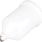 600ml Spray Paint Gun Cup Air Gravity Feed Paint Spray Auto Car Pot Threaded Connector Capacity for Spray Gun White