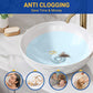 2PCS Bathroom Sink Stopper Strainer, Pop-Up Bathroom Sink Drain Strainer with Removable Stainless Steel Hair Catcher Basket, Universal Fit for US Bathroom Sinks, Bathtubs, Showers & Floor Drains