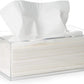 Facial Tissue Box Cover Holder- Rectangle Organizer for Bathroom Vanity, Countertops, Tables, Clear Acrylic