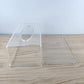 Facial Tissue Box Cover Holder- Rectangle Organizer for Bathroom Vanity, Countertops, Tables, Clear Acrylic