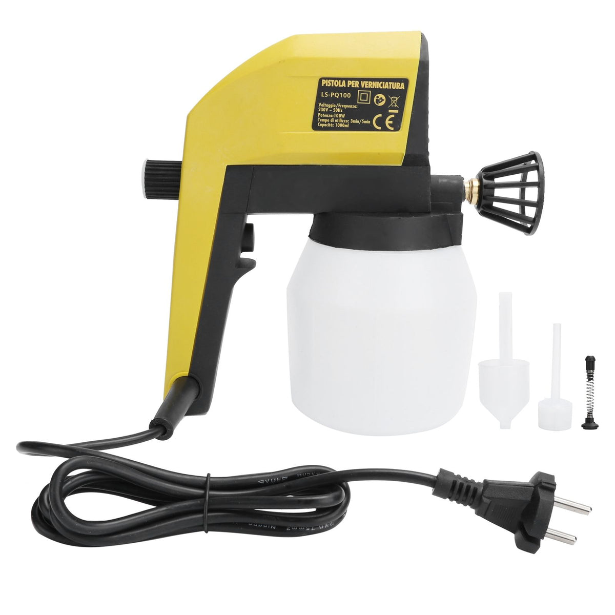 100W 16A Electric Paint Sprayer Spray Guns Paint Spraying Machine Home Sprayer Tool