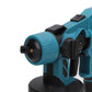 Paint Sprayer 200W 100ML Pot 3 Patterns Adjustable Flow Cordless Spray Paint Gun for Fence Furniture Wall Door EU Plug 100‑240V