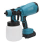 Paint Sprayer 200W 100ML Pot 3 Patterns Adjustable Flow Cordless Spray Paint Gun for Fence Furniture Wall Door US Plug 100‑240V