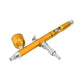 Dual Action Gravity Feed Airbrush Gun 0.3mm Spray Art Paint Tattoo Nail Tool Kit(Golden)