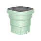 Mini Washing Machine Bucket Folding Portable Laundry Machine Clothes Washing green
