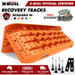 X-BULL Recovery tracks Sand Trucks Offroad With 4PCS Mounting Pins 4WDGen 2.0- Orange