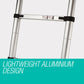 Bullet 2m Telescopic Aluminium Ladder Alloy Extension Extendable Steps
