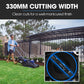 POWERBLADE 350CX 20V 13" Cordless Lawn Mower Kit, Fast Charger, 4Ah Battery, 5 Height, Brushless Electric, 330mm Cutting Path