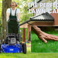 POWERBLADE Lawn Mower 139CC 17 - Petrol Powered Push Lawnmower 4 Stroke Engine