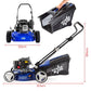 POWERBLADE Lawn Mower 139CC 17 - Petrol Powered Push Lawnmower 4 Stroke Engine