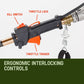 BAUMR-AG 65cc 9in1 Long Reach Garden Multi-tool, Pole Saw, Hedge & Line Trimmer, Brush Cutter, 12" Tree Trimming Pruning Chainsaw Bar, 2 Extension Shafts